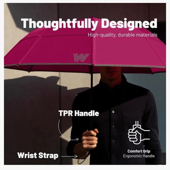 NEW Weatherman x Arnold Palmer Collapsible Golf Umbrella Green Signature Drinks - Picture 5 of 7